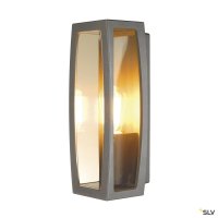 MERIDIAN BOX, ANTHRACITE WITH CLEAR PLASTIC DIFFUSER