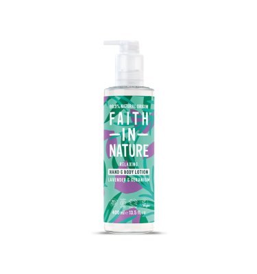 400ml FAITH IN NATURE LAVENDER & GERANIUM HAND & BODY LOTION