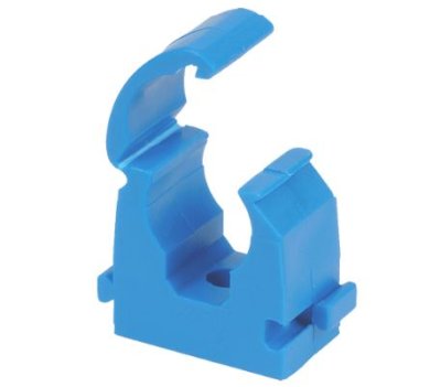 MDPE Pipe Clip Link 20mm Single Blue P684
