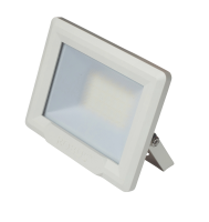 HiLume 20W LED flood light, IP65, White, 4000K, c/w 1m flex