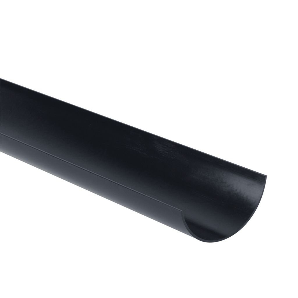 112mm Roundstyle Gutter Anthracite Grey 2m