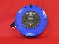 15 Metre 15 Amp Cable Reel c/w 2 13A Sockets
