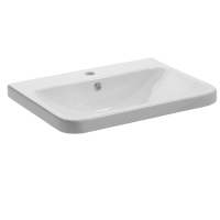 Tucker French Herts 600mm Ceramic Basin One Taphole White
