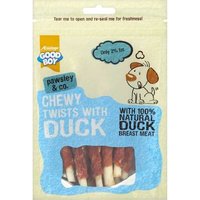 Good Boy Pawsley & Co. Dog Treats - Chewy Twists with Duck 90g x 10