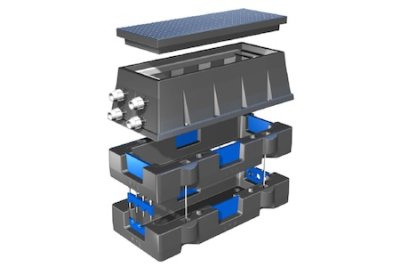 Z-8 P 2M 001 Handhole modulair, kunststof deksel