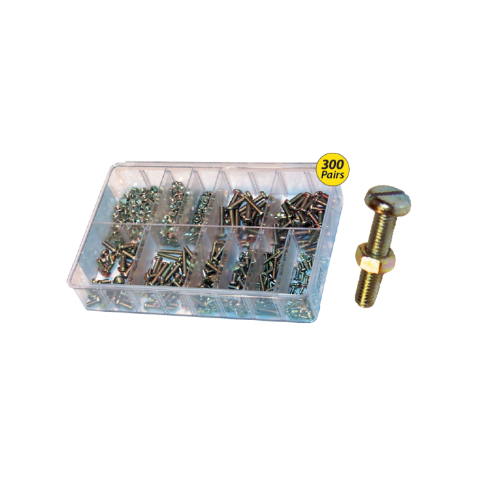 Steel Machine Screws & Nuts - Pan Head 