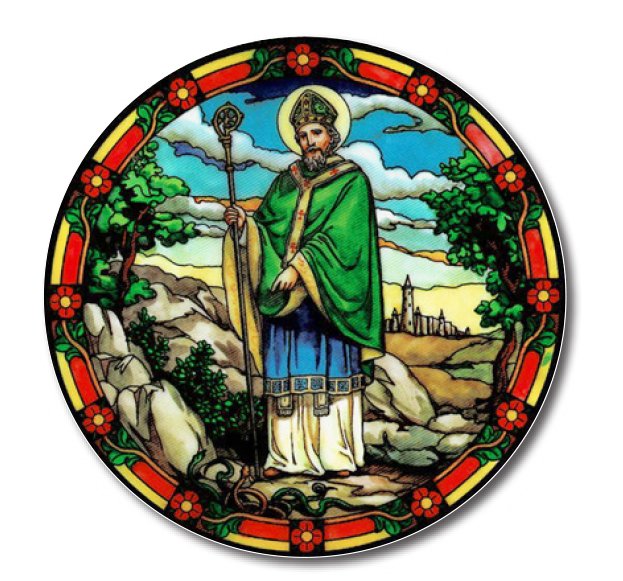 Sun Catcher/Tiffany Style/Saint Patrick  (78605)