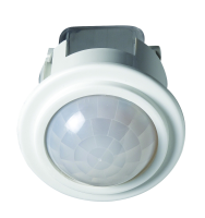 PROTON 360&deg; PIR, recessed, IP20, 75mm, White