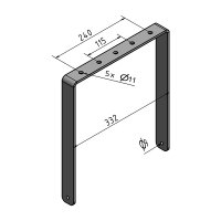 Harmonic Design MP10N Vertical U-Bracket
