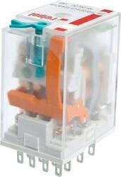 Industrial Relay 230V AC 4CO Socket Mount IP40 27.4x21x35.5mm