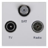 Triax TV / Radio /Sat Insert - White