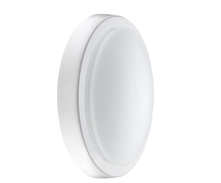 Luceco Deco 15W 3CCT LED Bulkhead C/w White & Chrome Bezel