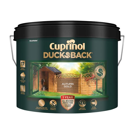Cuprinol Ducksback Autumn Gold 5 Year Colour & Weather Protection