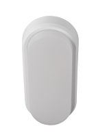 OHIO Multiwattage 8W 12W 18W IP54 Oval Bulkhead 3000 4000 6500K c/w White and Black Trims