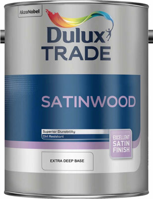 Dulux Trade Satinwood Extra Deep Base 5L Paint 5184001