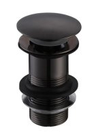 BLACK UNSLOTTED WASTE