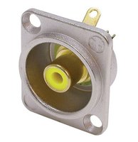Neutrik NF2D-4 | Phono Socket - Yellow