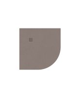 SLATE TAUPE 900MM QUADRANT SHOWER TRAY & WASTE