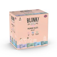 Blink! Kitten Pouch Chicken & Fish Premium Fillets in Jelly 85g 8pk x 3