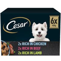 Cesar Natural Goodness Can - Mixed Selection in Loaf 400g 6pk x 1