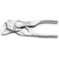  Knipex XS Pliers Wrench Chrome-Plated 100mm 86 04 100 BK