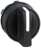 3 Position Selector Switch Head Standard Handle Black Stay Put