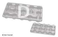 9x15 NEXTRAY+HOLES (4) DESCH GREY PS_42 PACK (35 PER PALLET)