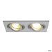 NEW TRIA II RECESSED CEILING LIGHT, BRUSHED CHROME, GU10