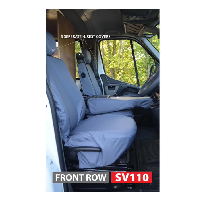 Master /  NV400  /  Movano Seat Covers (Front Row 3 Seater) 2010 - 25