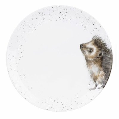Wrendale Coupe Plate - Hedgehog