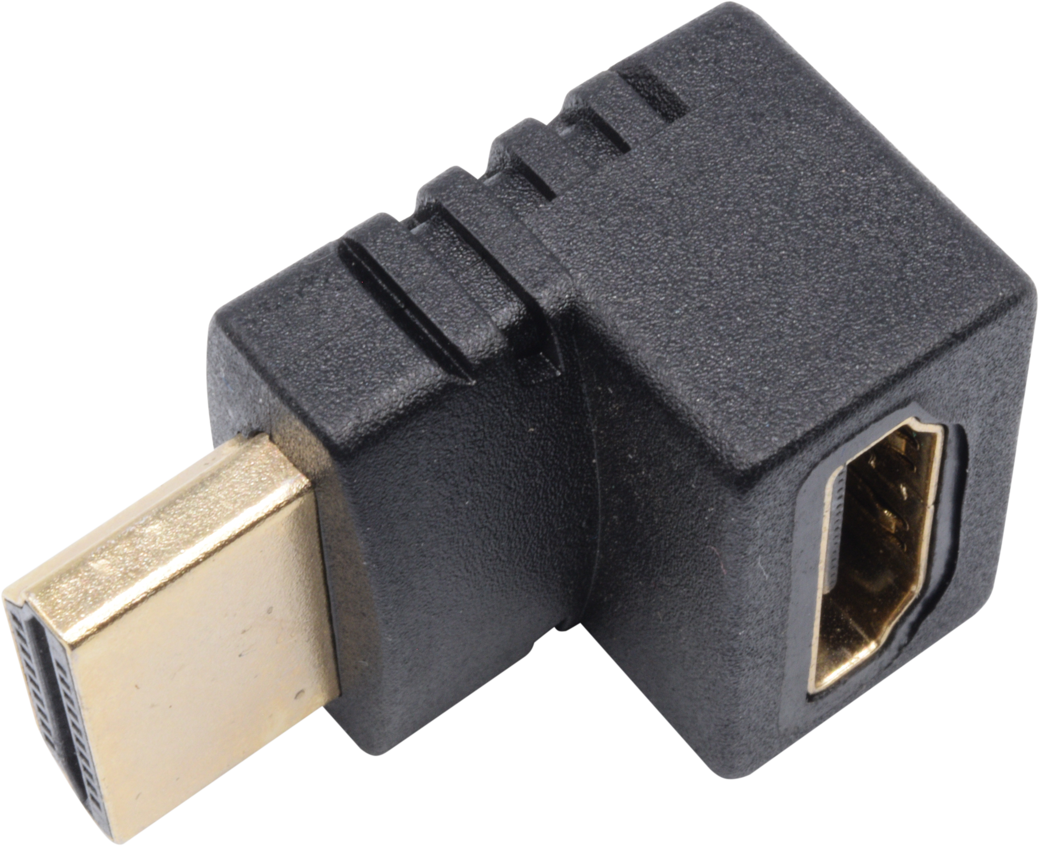 Blake UK HDMI Right Angled Adaptor with gold-plated connectors - PROHDAPRA