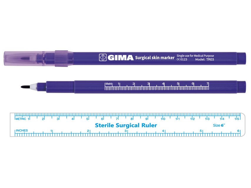 SURGICAL SKIN MARKER - single tip 1.0 mm - sterile (box of 100 pcs)