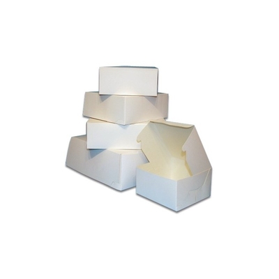 90059 WHITE 18""CAKE BOX SINGLE
