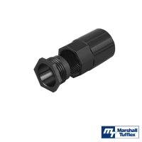 MT 25mm Round Conduit - Female Adaptor Black