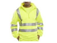 Hi-Vis Be Seen Quarter Zip Yellow