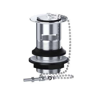 Viva Chrome Plug Slotted Basin Waste