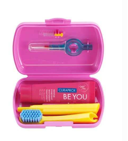 Curaprox Be You Travel Set Pink