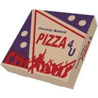Box Pizza (Brown)-(100x10)"