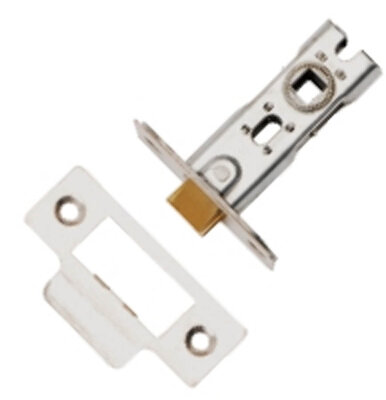 Mortice Latch Bolt Through Fixing 63mm Satin Stainless Steel