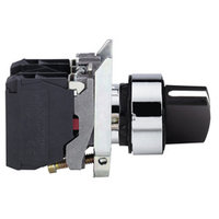 Telemecanique XB4BD41 Selector Switch 2 Position Spring Return 1 NO Contact