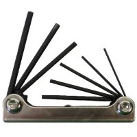 8 Key Folding Hex Key Set