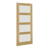 HP1G - Frosted Glass / Oak