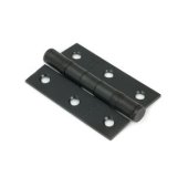 91041 - Black 3 Inch Ball Bearing Butt Hinge (Pair)