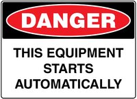 Machinery Sign - Available in Sign Material - PVC, ACM, ADHESIVE