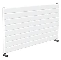 Tucker French Kingswood 604 x 1200mm Single Panel White Horizontal Radiator (Heating Only)