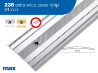 236 Extra Wide Cover Strip 61mm