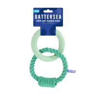 Rosewood Battersea Dog Rope and Rubber Rings 1x4