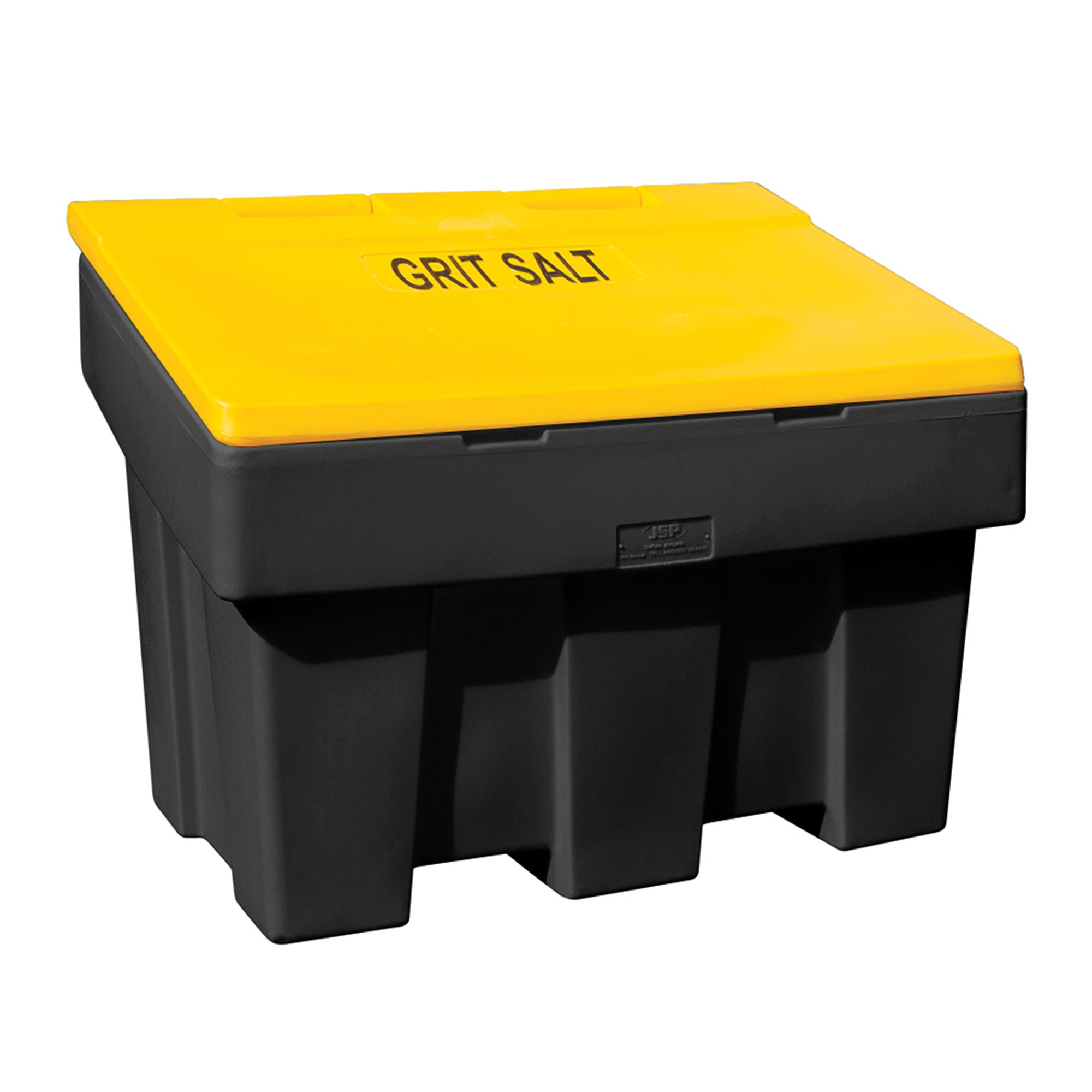 GRIT/SALT BIN 12 CU FT BLACK/YELLOW