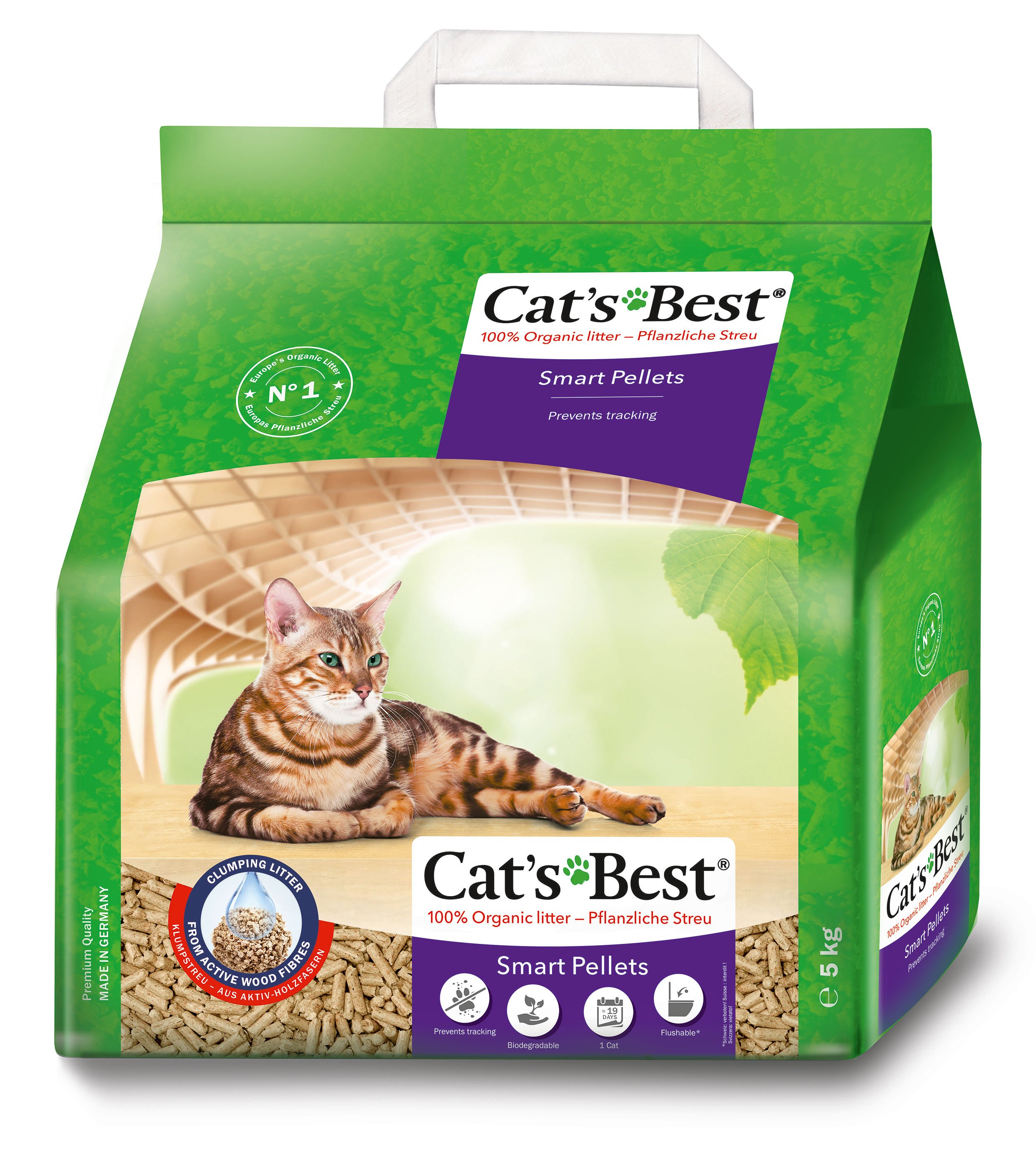 Cats Best Smart Pellet Cat Litter 10ltr