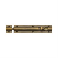 C1582 6-AT - HERITAGE BRASS DOOR BOLT STRAIGHT 6  X 1.25 ANTIQUE